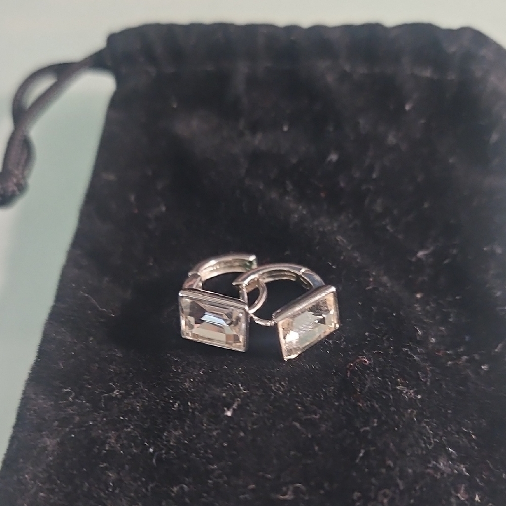 Elegant Silver Hoop Earrings